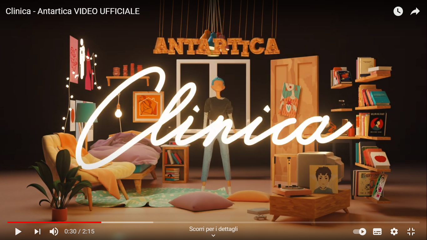 Fermo immagine del video clinica degli Antartica