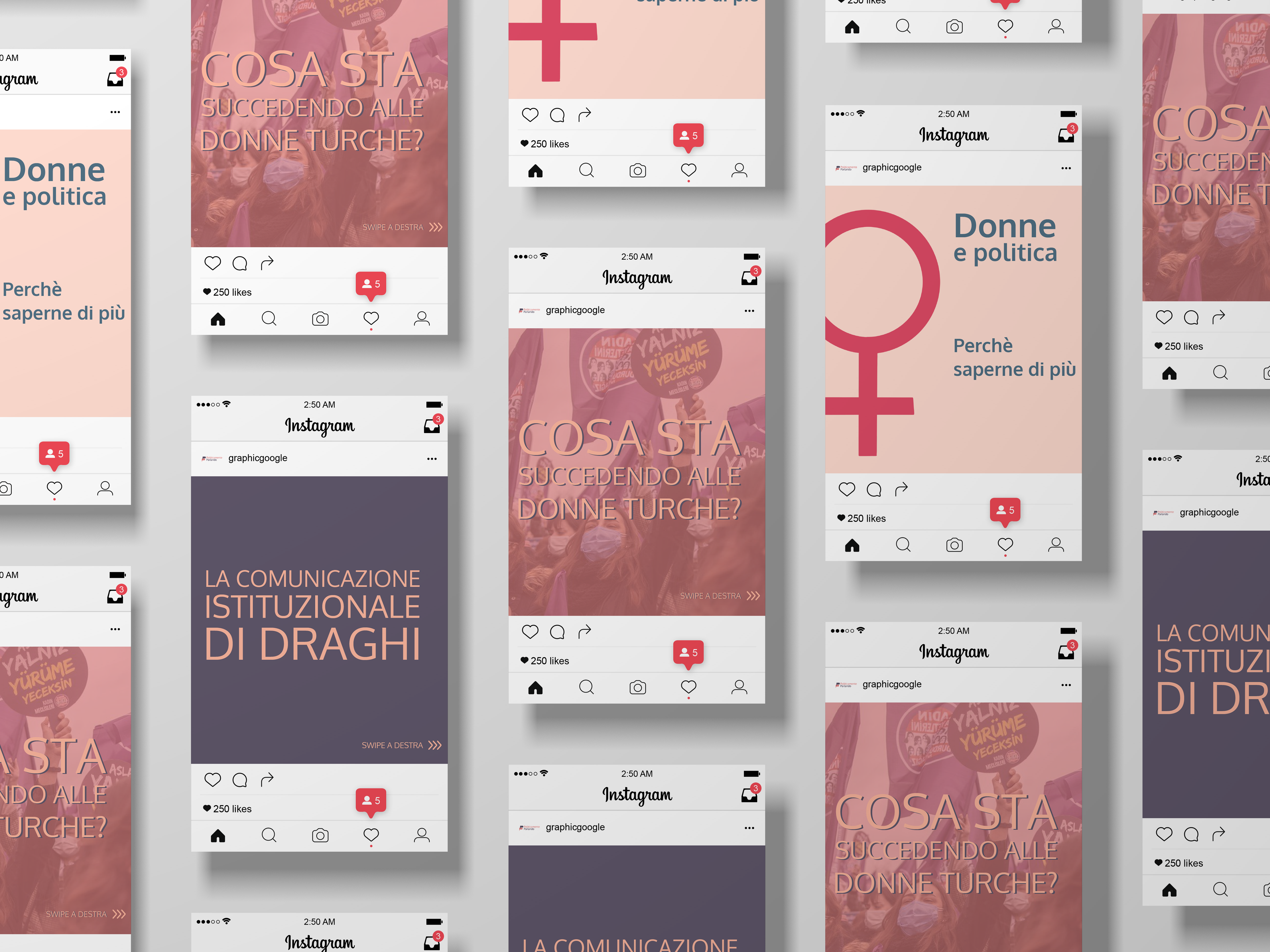 mockup post del progetto politicamente parlando